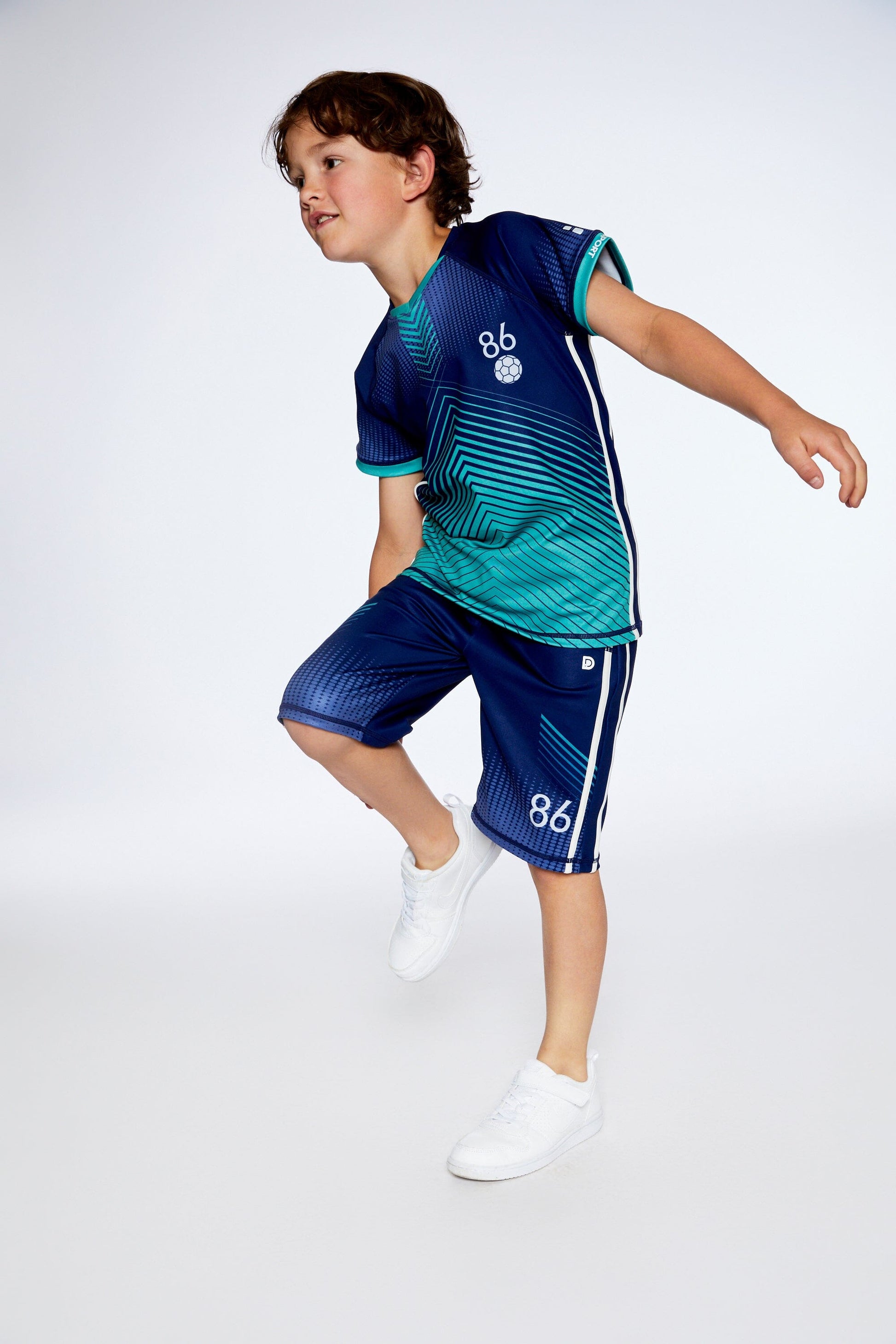 Athletic Shorts Blue-2