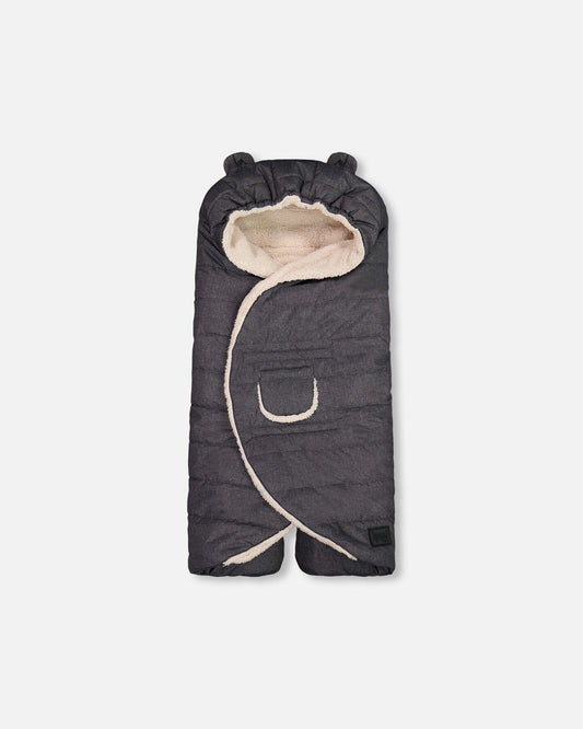 Snuggly Wrap Textured Gray For Car Seat And Stroller-0