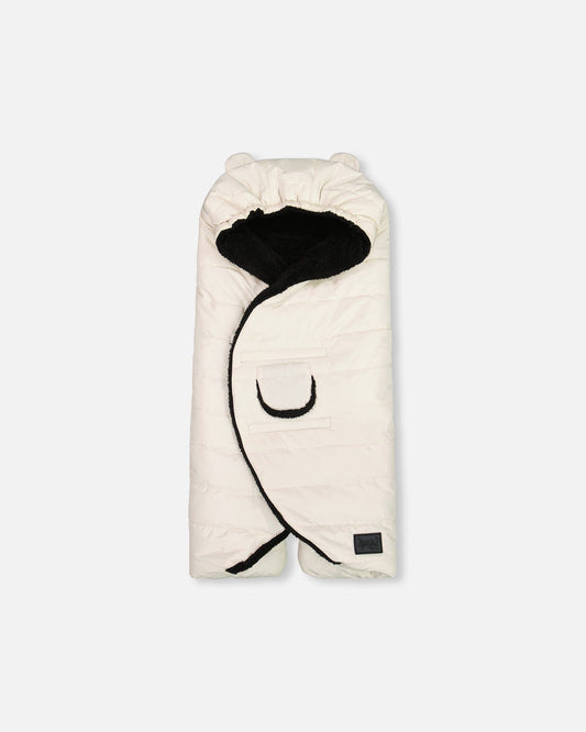 Snuggly Wrap Silver White For Car Seat And Stroller-0