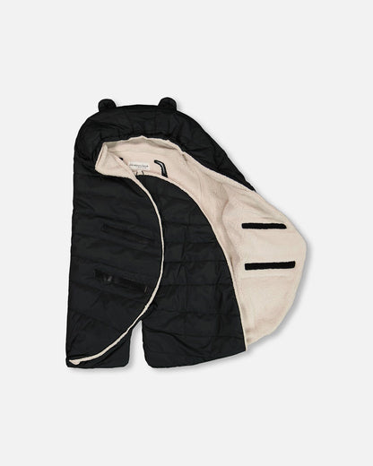 Snuggly Wrap Black For Car Seat And Stroller-4