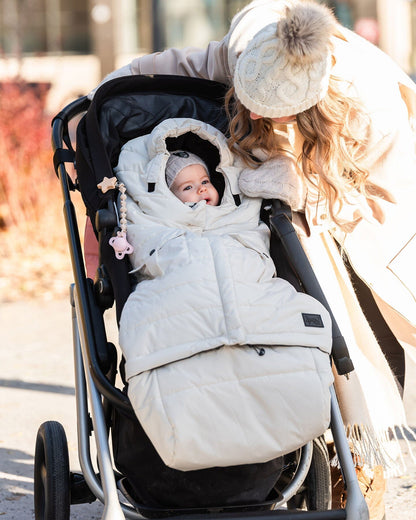 Evolutive Baby Footmuff Silver White-3