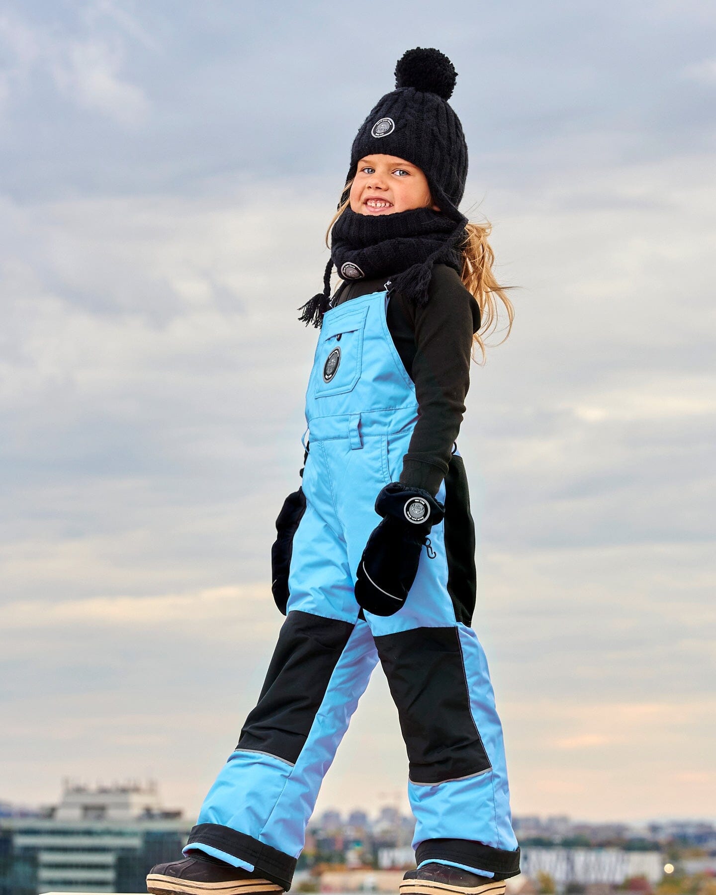 Overall Snow Pants Air Blue-1