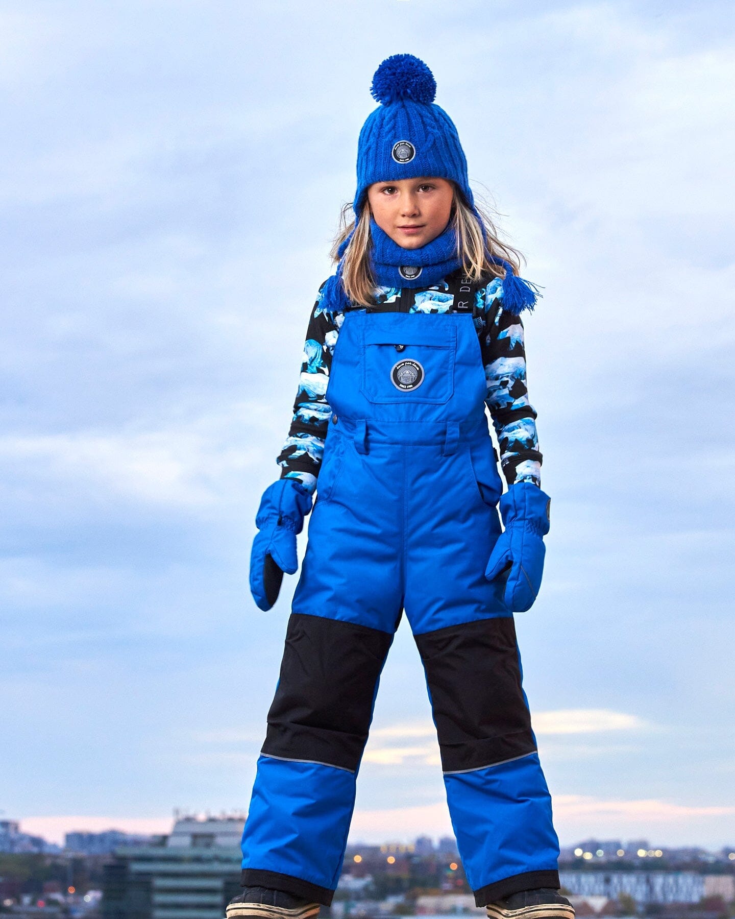 Overall Snow Pants Royal Blue-1