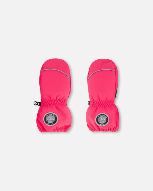 Solid Mittens Fuschia Pink-0