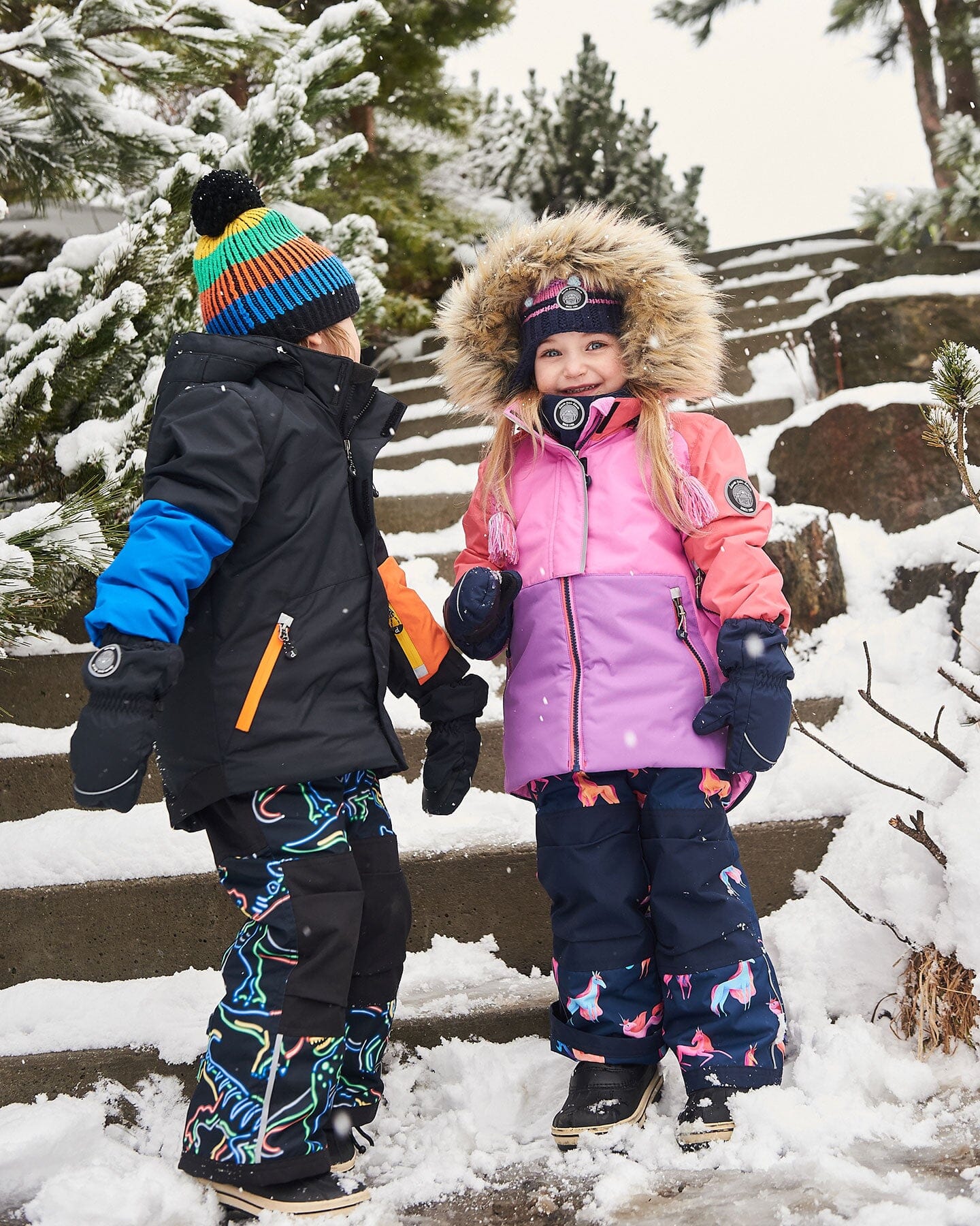 TEKNIK Mittens Navy-1