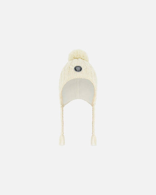 Peruvian Knit Hat Off White-0