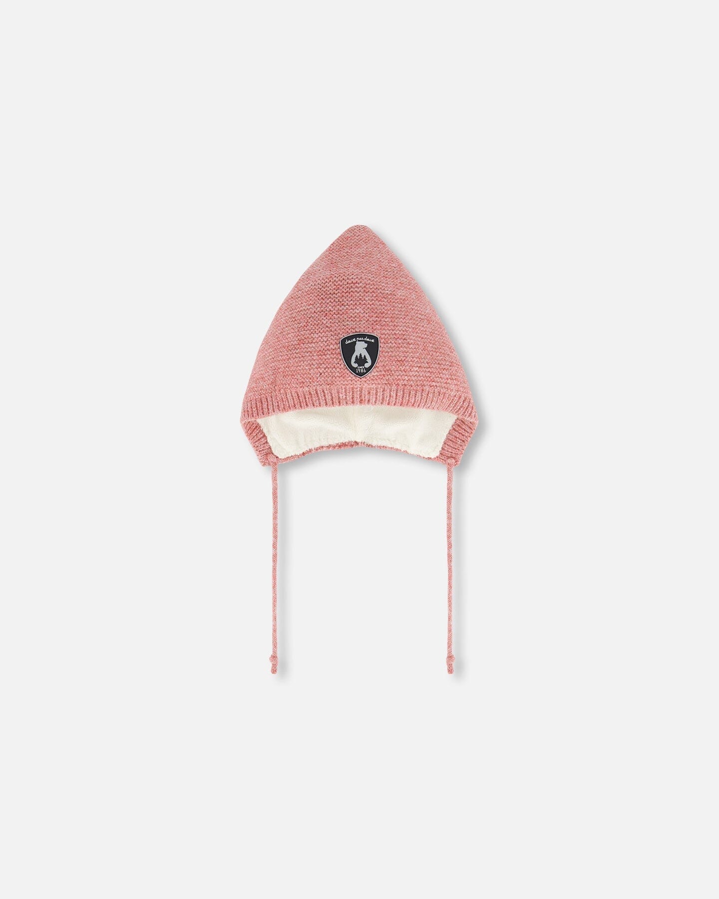 Baby Pointed Knit Hat In Pink-0