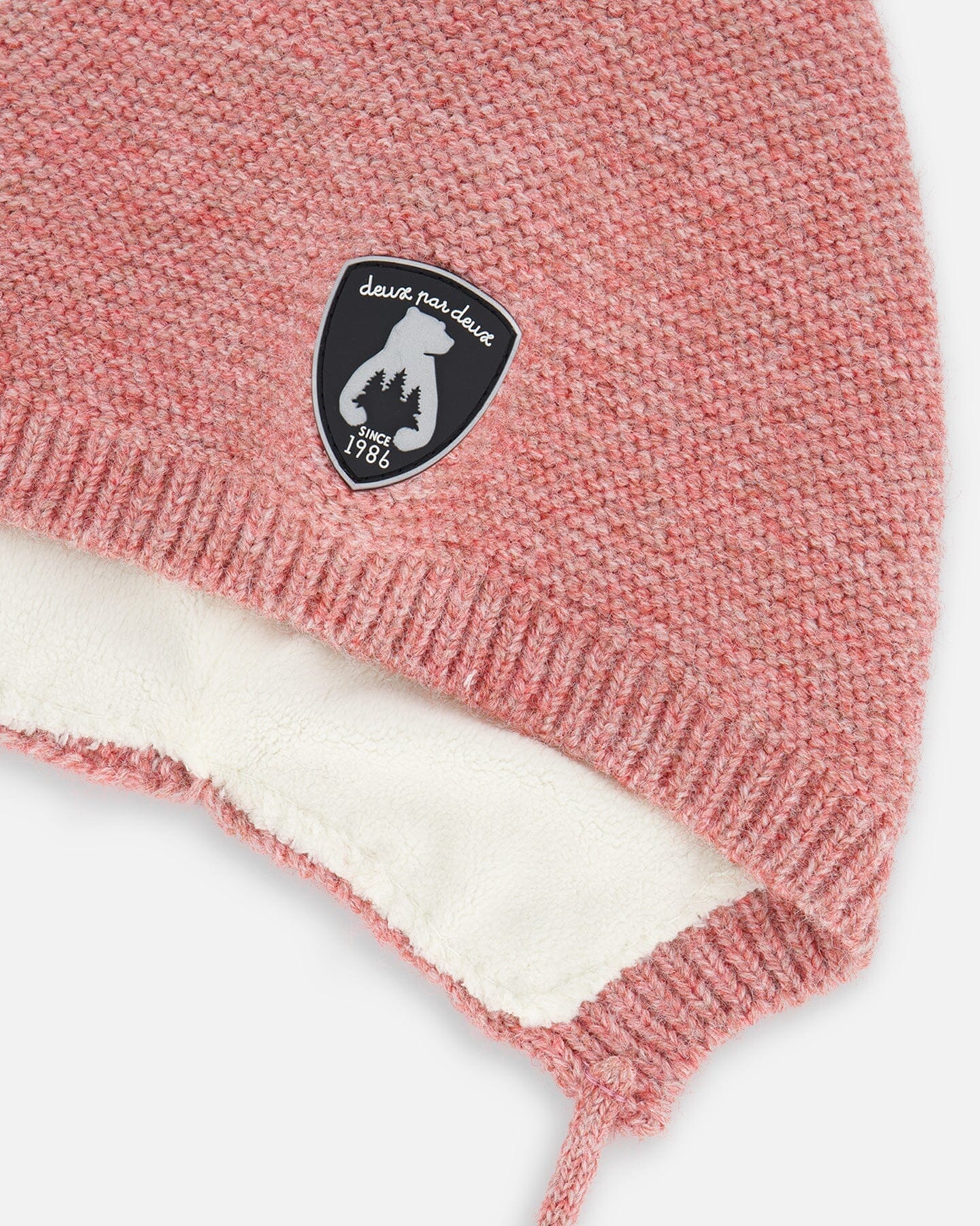 Baby Pointed Knit Hat In Pink-2
