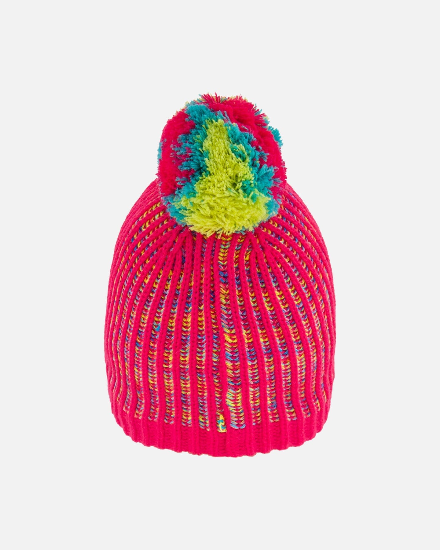 Knit Hat Pink And Multicolor-2