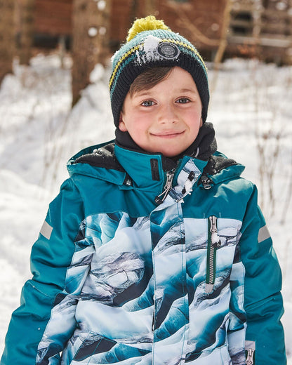 Knit Hat Forest Green-1