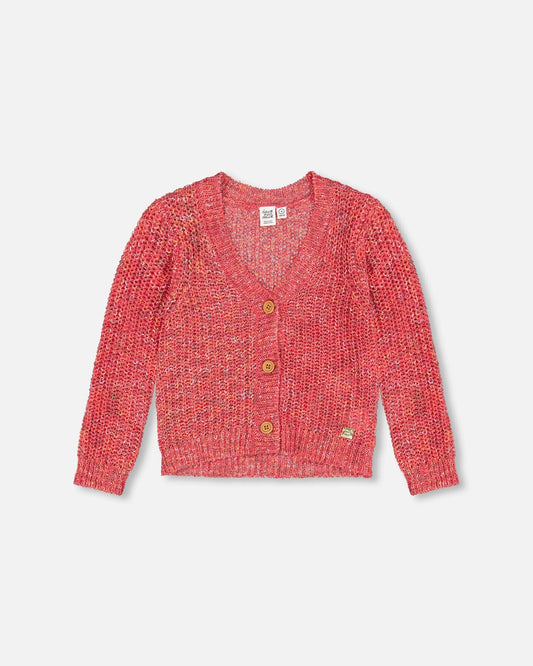 Knit Cardigan Magenta-0