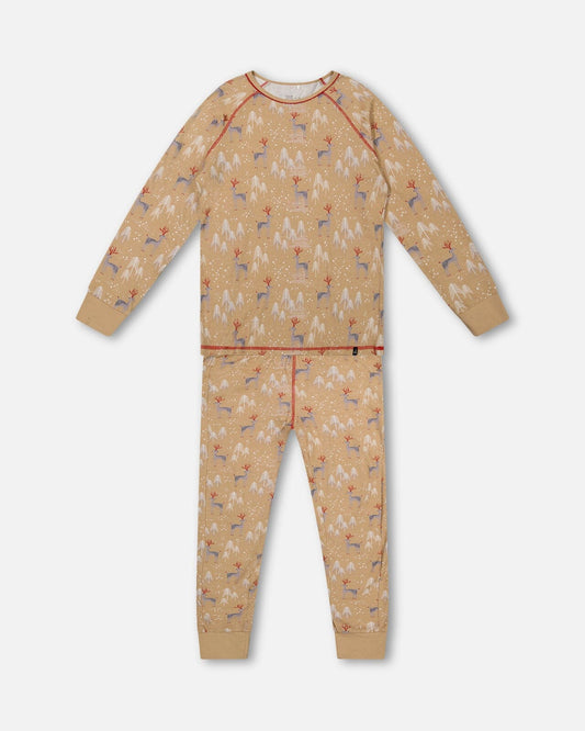 Adult Women Two Piece Family Christmas Pajama Set-0