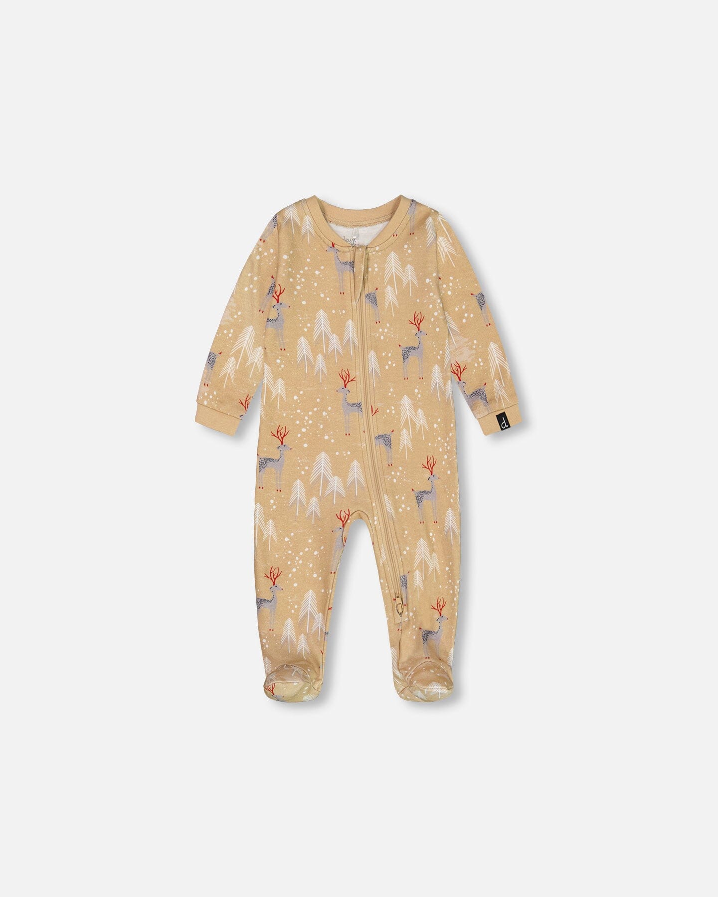 Organic Cotton Baby One Piece Family Christmas Pajama-0