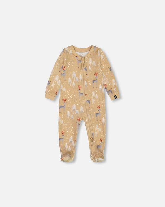 Organic Cotton Baby One Piece Family Christmas Pajama-0