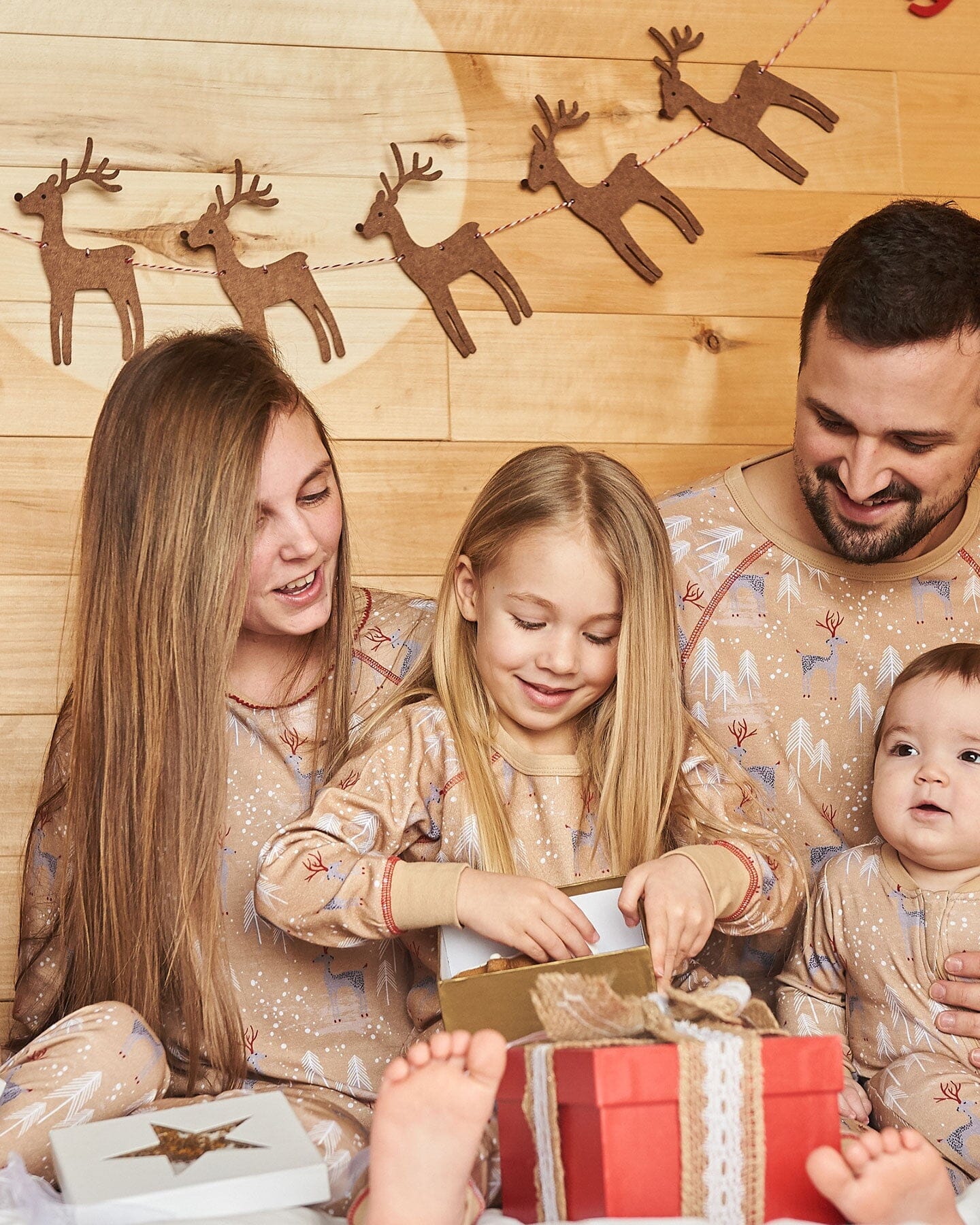 Organic Cotton Baby One Piece Family Christmas Pajama-1