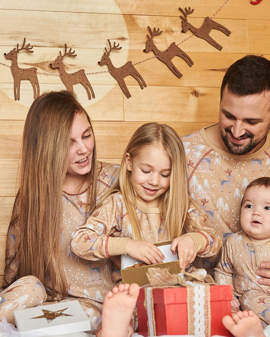 Organic Cotton Baby One Piece Family Christmas Pajama-1