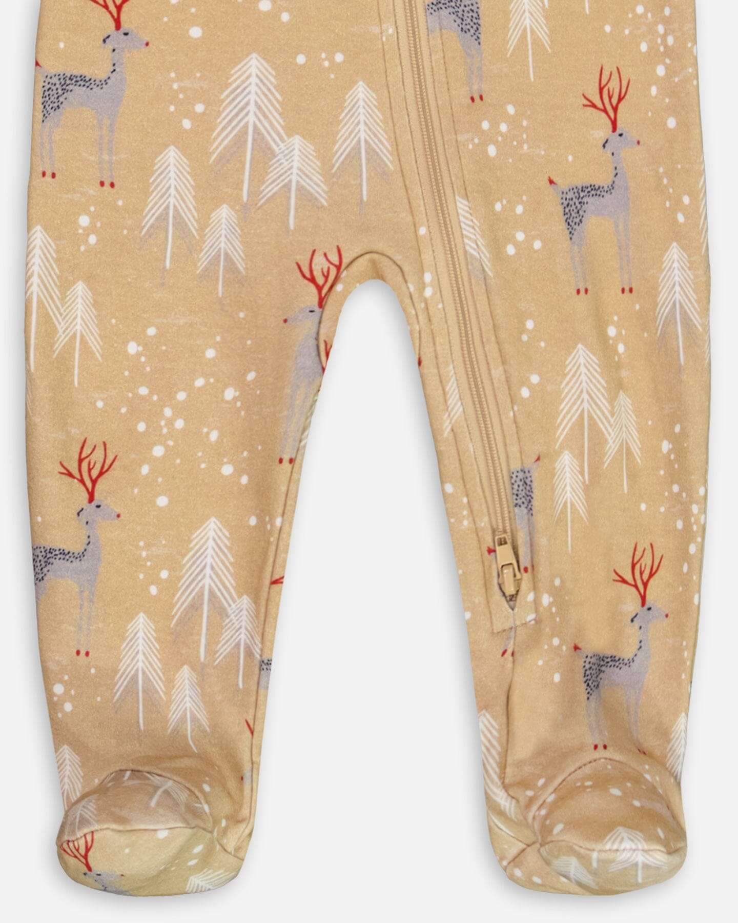 Organic Cotton Baby One Piece Family Christmas Pajama-3