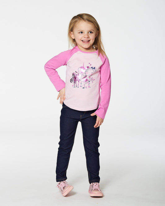 Dark Blue Denim Jeggings-1