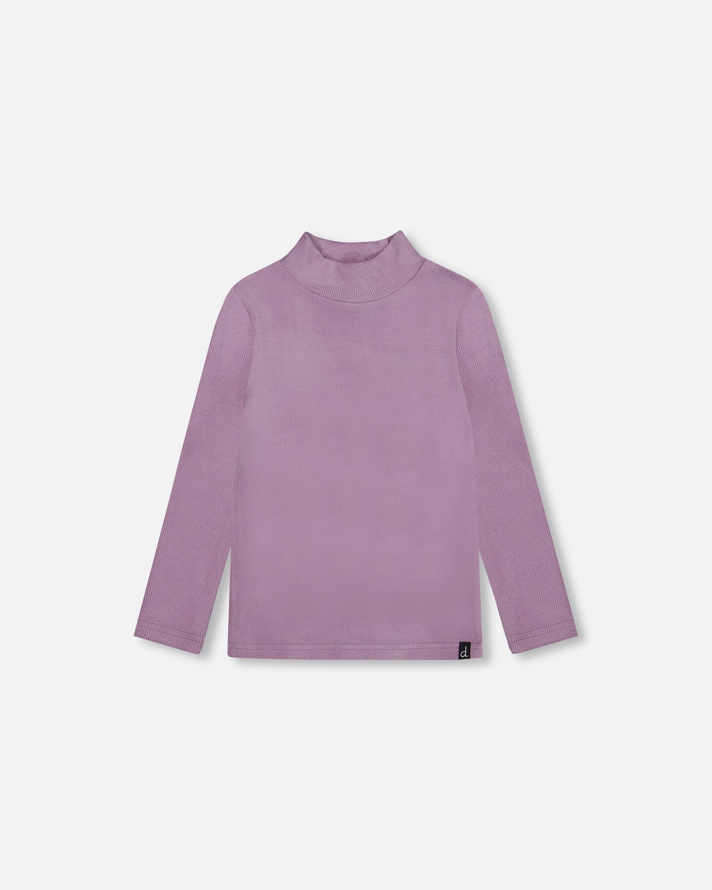 Super Soft Brushed Mock Neck Top Lilac-0