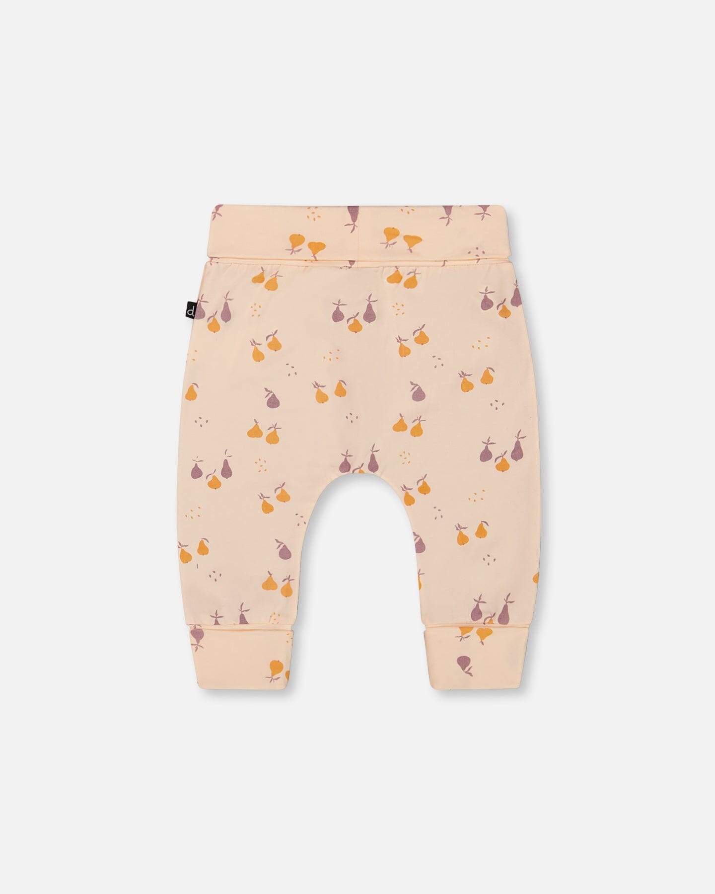 Organic Cotton Evolutive Pant Peach Printed Pears-1