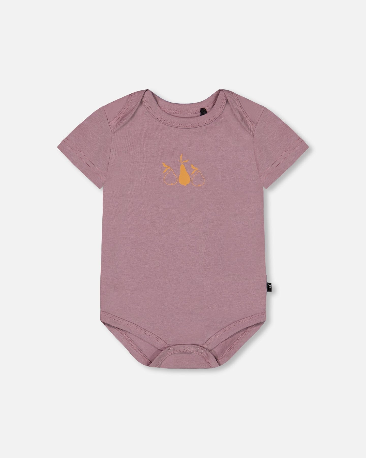 Organic Cotton Onesie Old Mauve-0