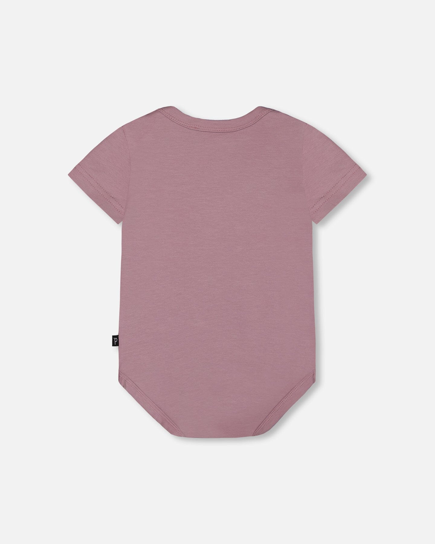 Organic Cotton Onesie Old Mauve-1