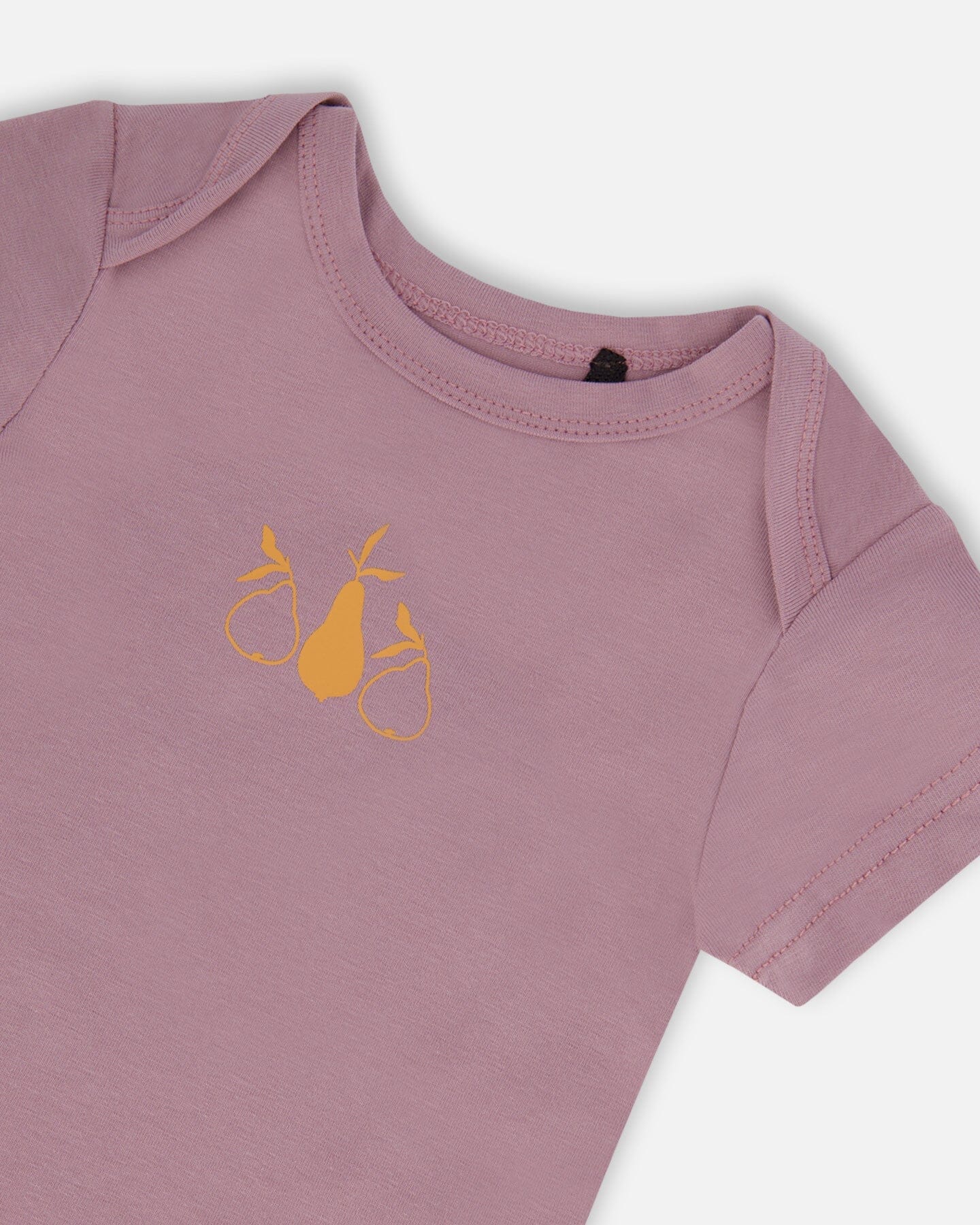 Organic Cotton Onesie Old Mauve-2