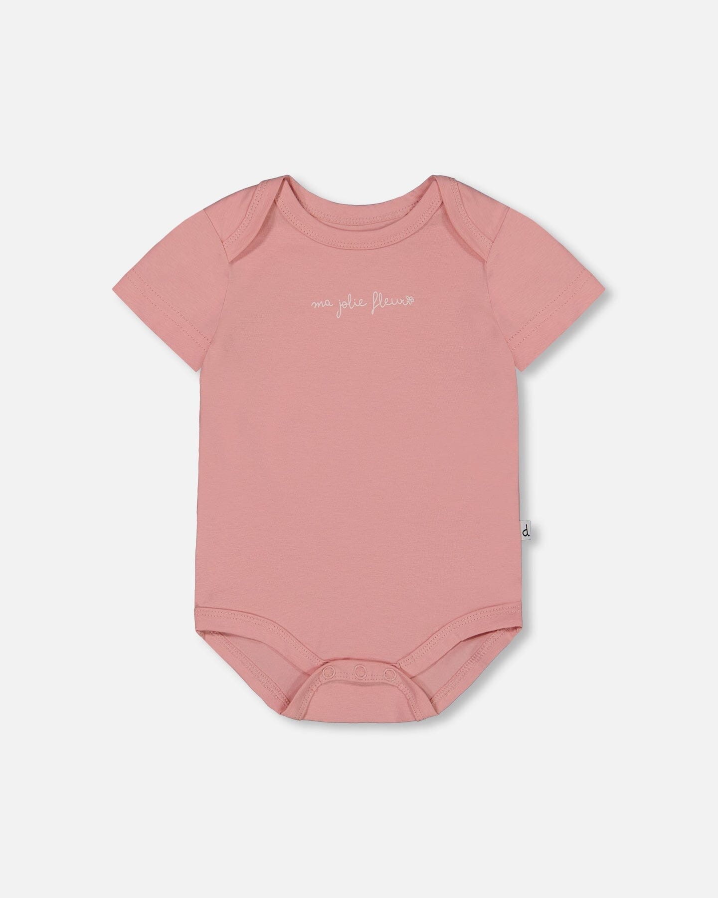Organic Cotton Onesie Soft Pink-0
