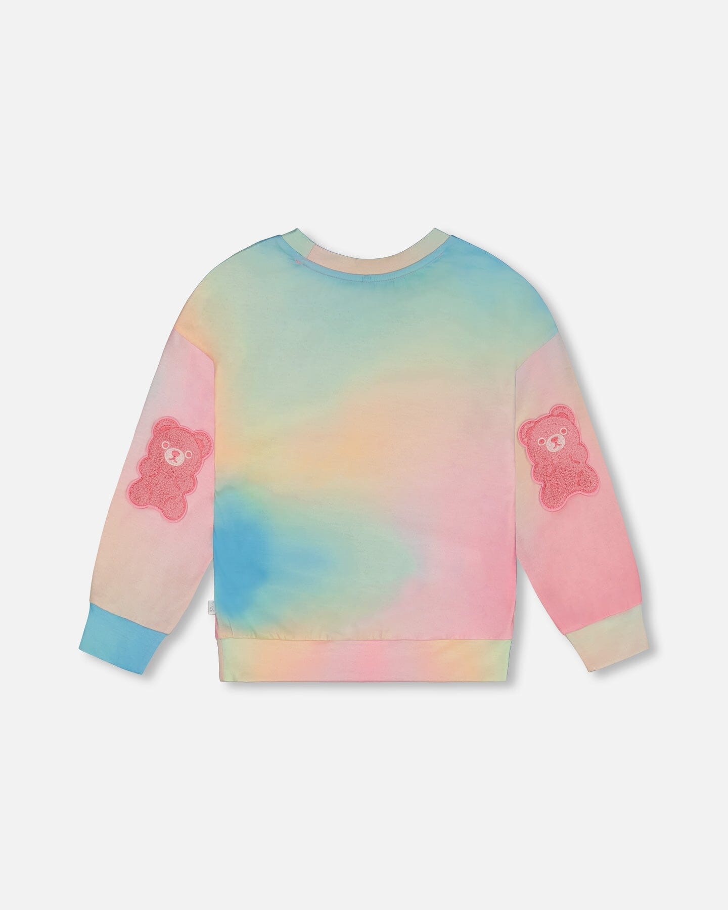 Printed Long Sleeve Top Multicolored Tie Dye-2