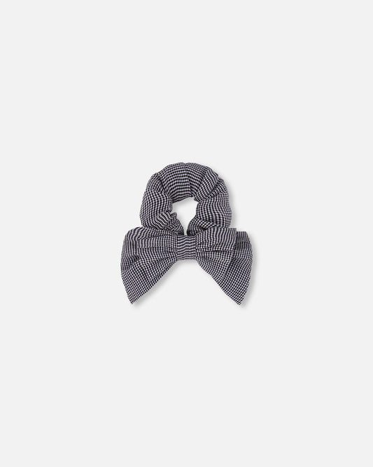 Hair Elastic With Bow Sparkling Black-0