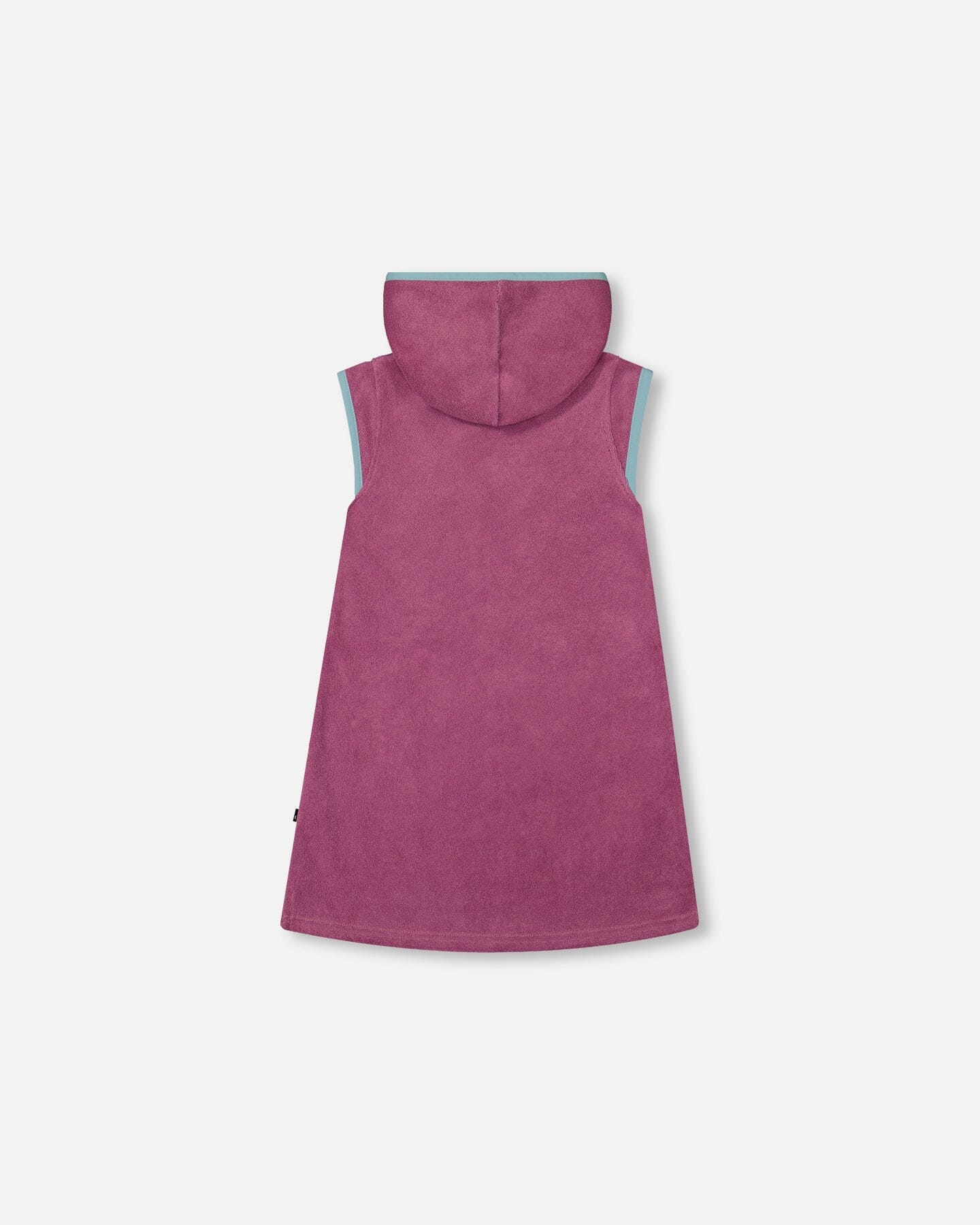 Hooded Terry Beach Dress Candy Pink-2