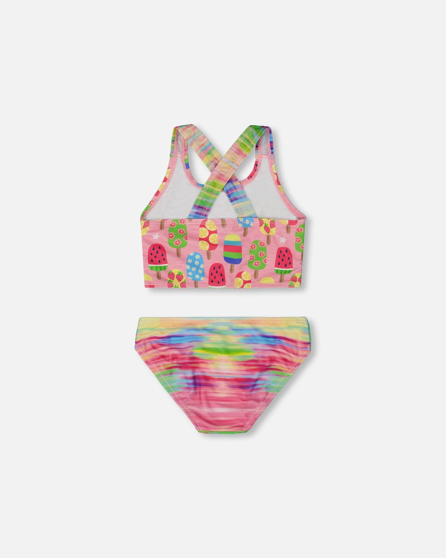 Printed Two-Piece Swimsuit Multicolored-3