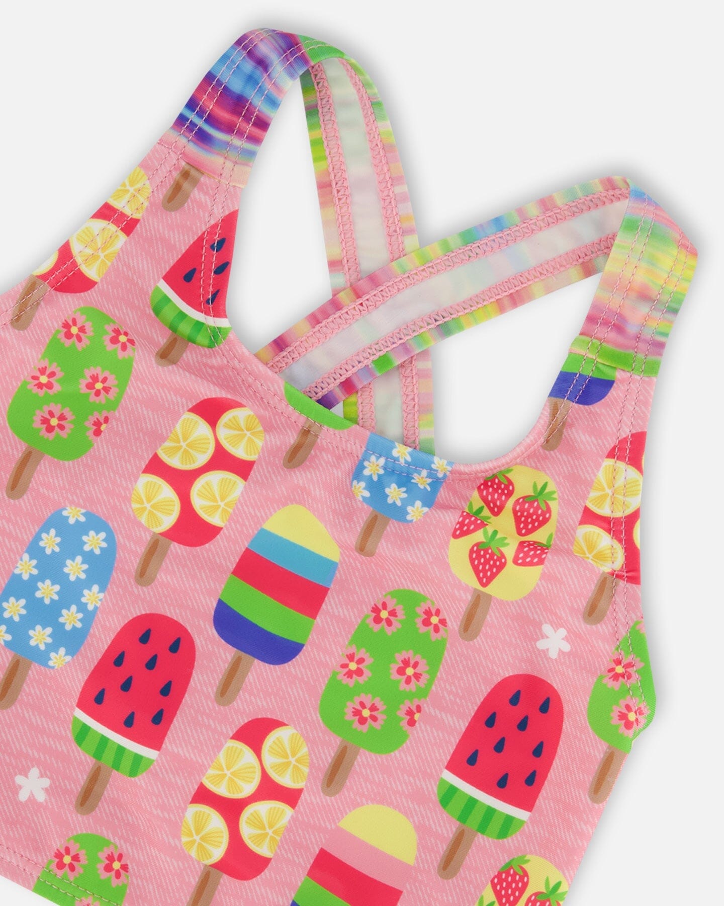 Printed Two-Piece Swimsuit Multicolored-4