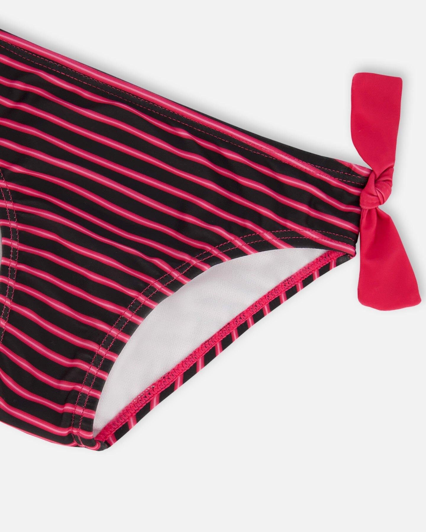 Printed Two-Piece Swimsuit Black And Blue And Pink Items-4