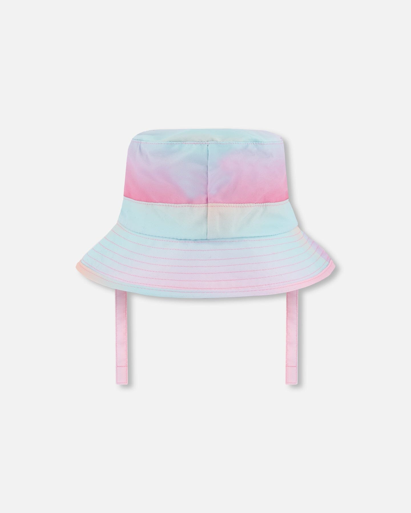 Printed Beach Sun Hat Pink, Orange, And Turquoise-3