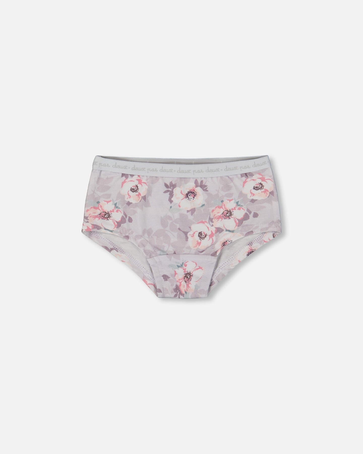 Printed Organic Cotton Boyshort Underwear (Pack Of 3) Multicolored-3