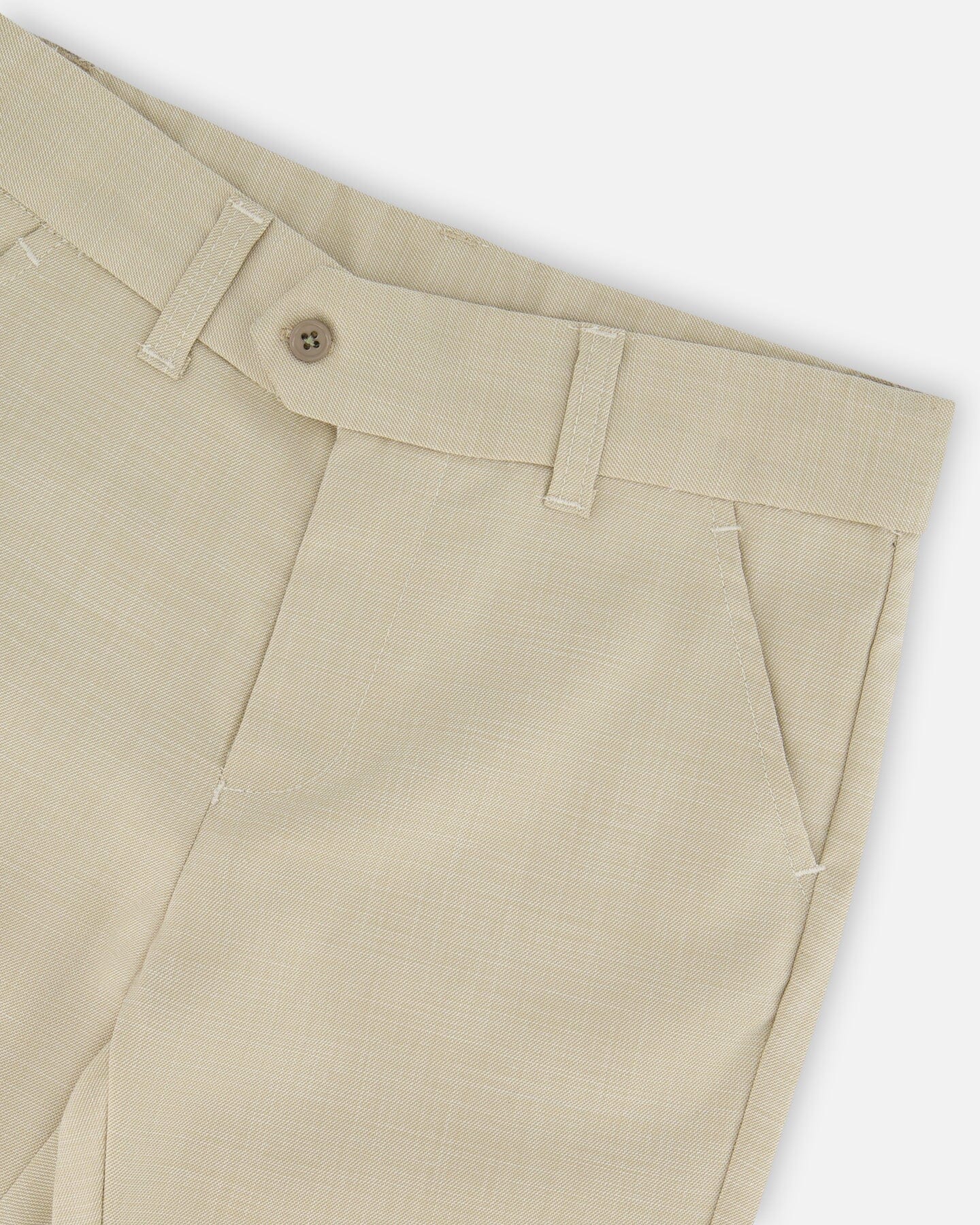 Slant Pocket Pants Light Taupe-3