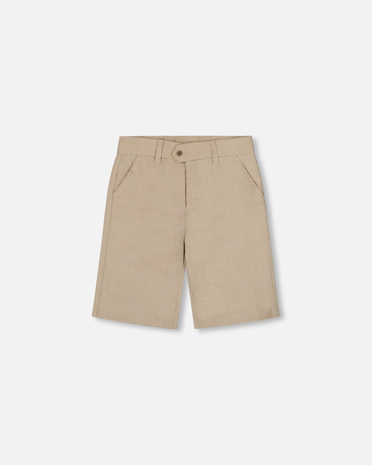 Slant Pocket Bermuda Shorts Light Taupe-0