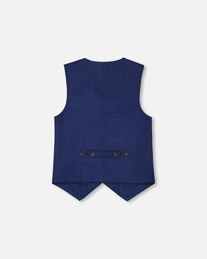 Sleeveless Vest Navy Blue-2