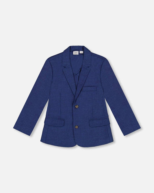 Two Button Blazer Navy Blue-0