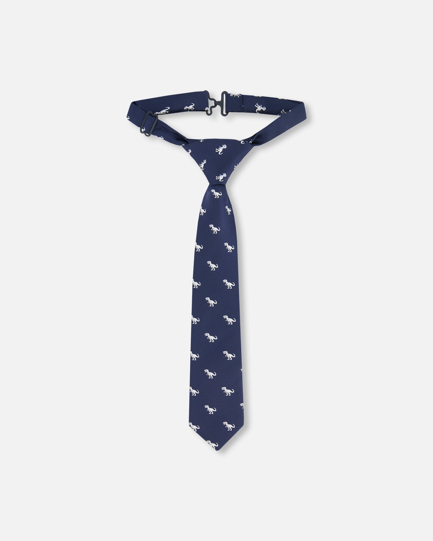 Neck Tie Navy Blue And Dino-0