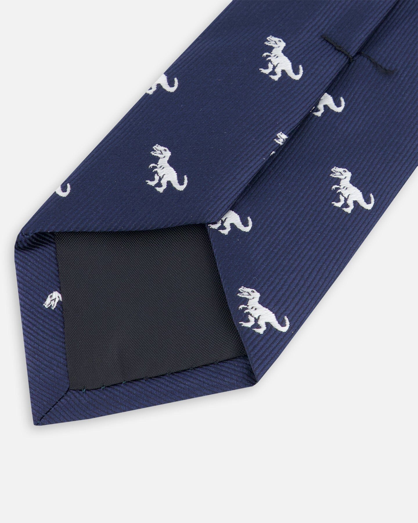 Neck Tie Navy Blue And Dino-2