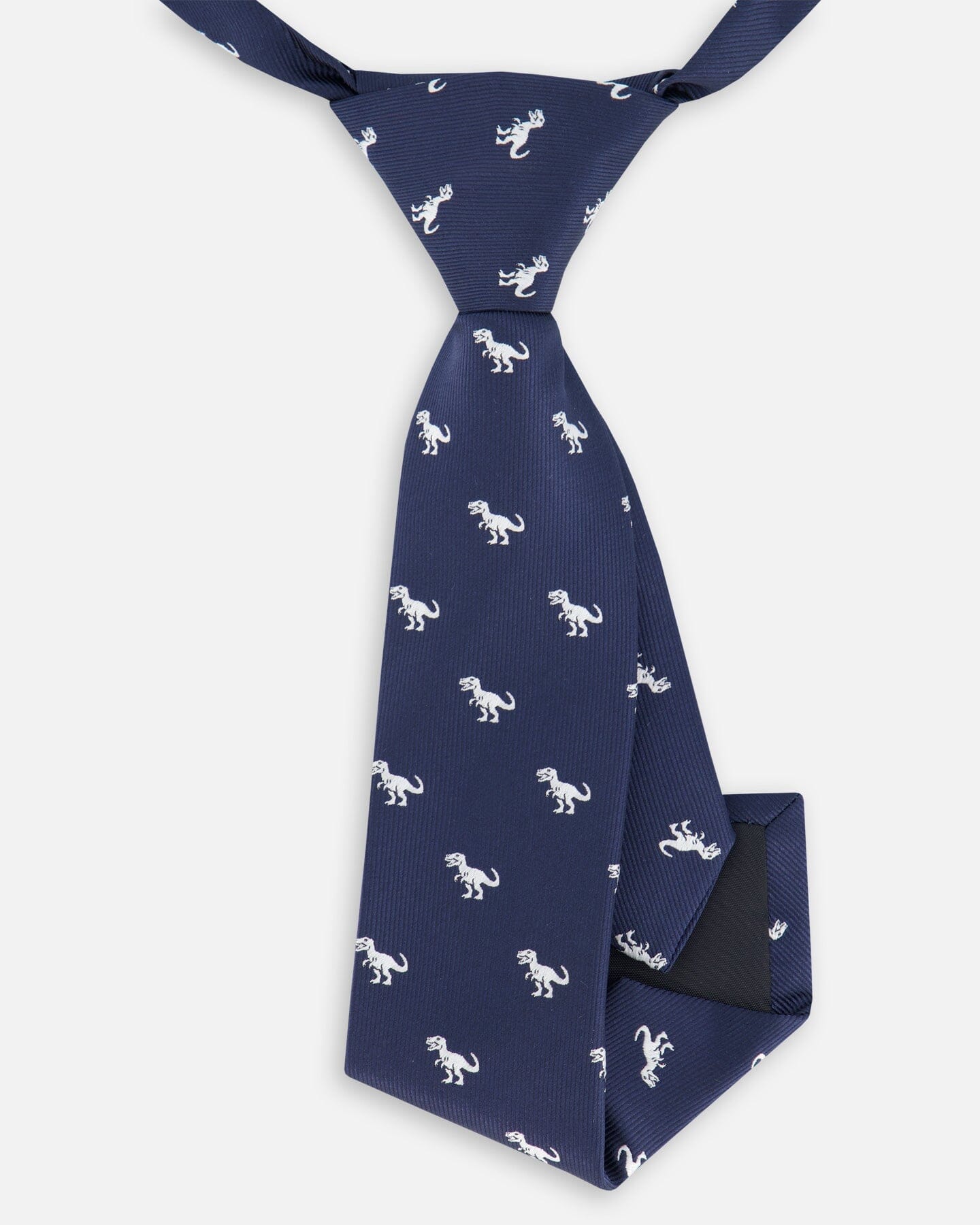 Neck Tie Navy Blue And Dino-3
