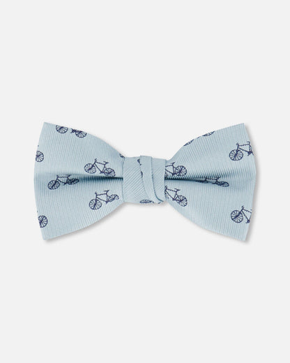 Bow Tie Pale Blue With Bicycle-0