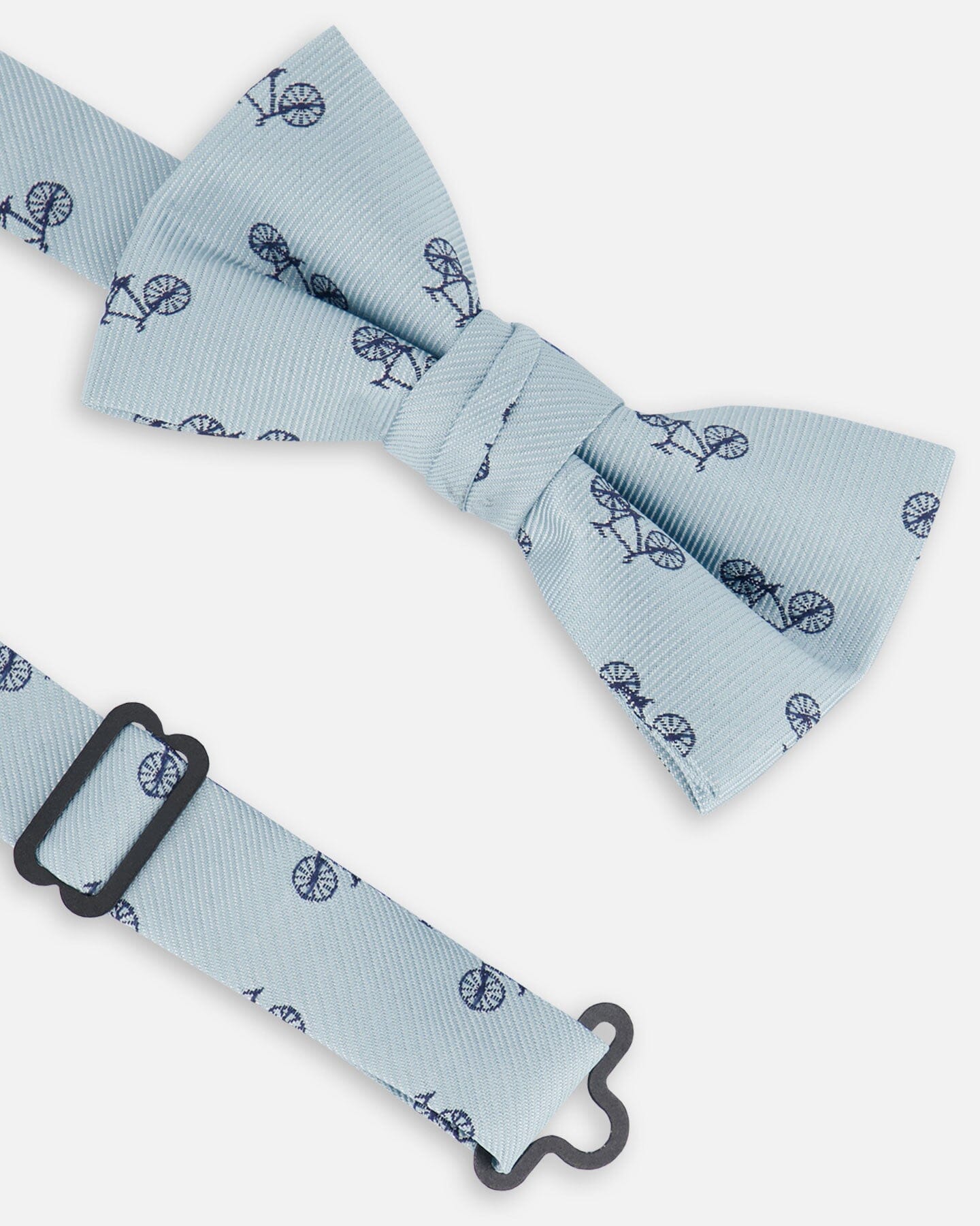 Bow Tie Pale Blue With Bicycle-1