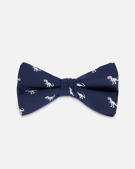 Bow Tie Navy Blue And Dino-0