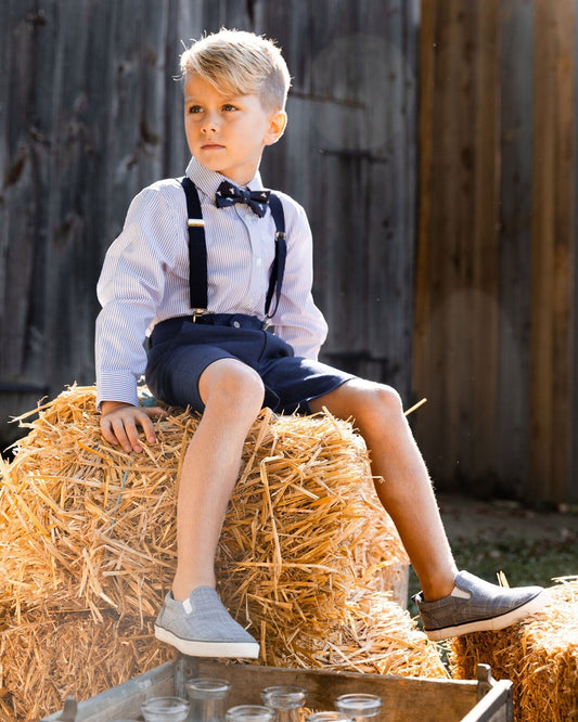 Suspenders Navy Blue-1