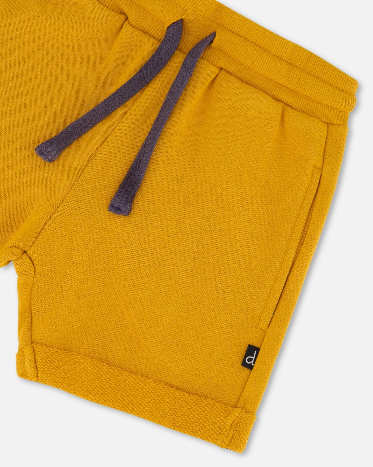 French Terry Short Vibrant Orange-4