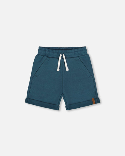 French Terry Short Teal-0