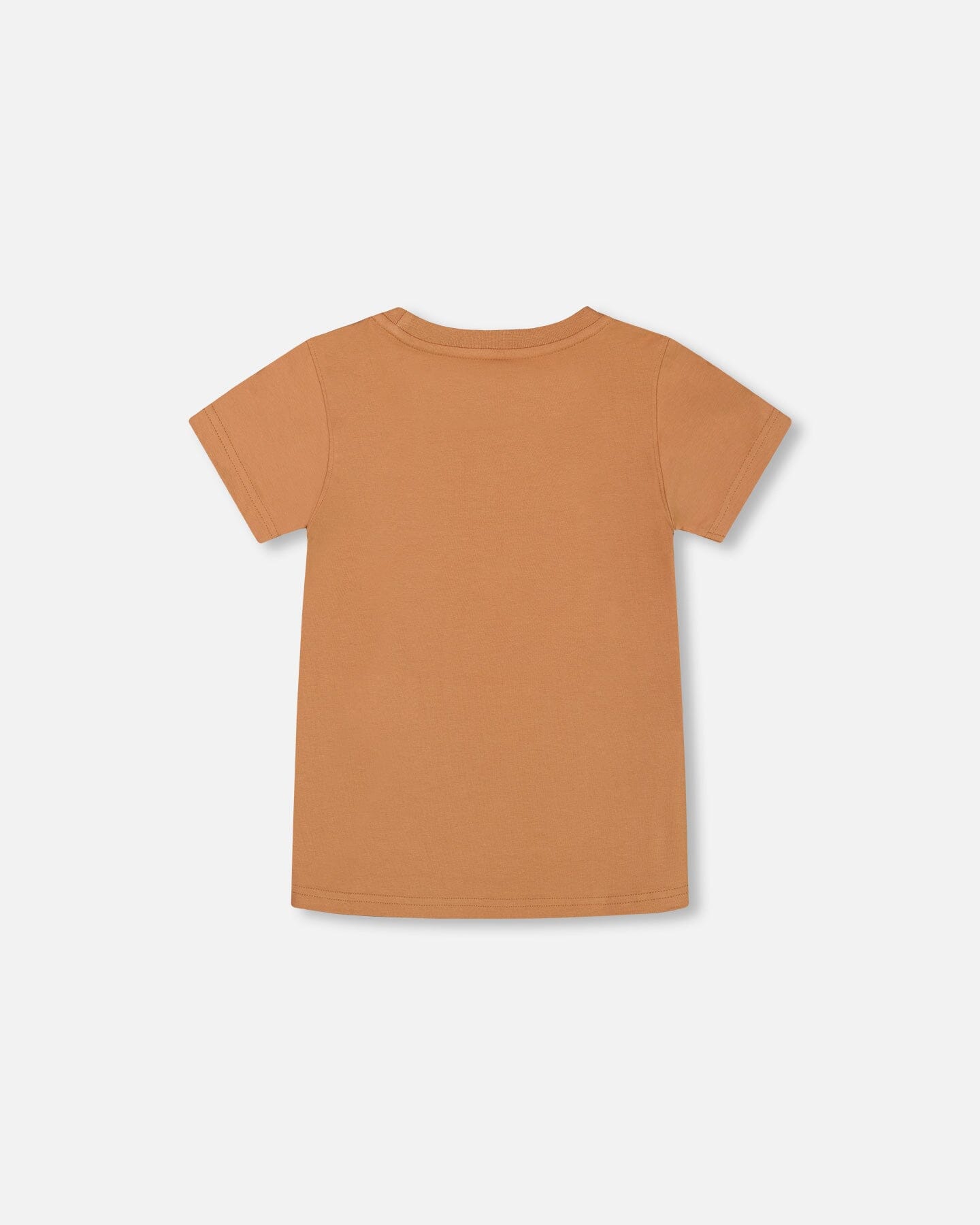 Printed Organic Cotton Tee Orange Sunset-4